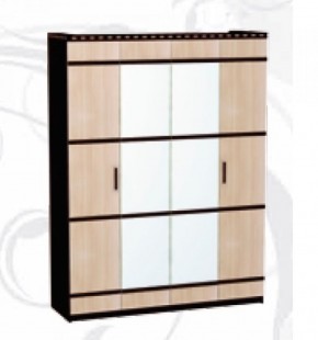 Шкаф 4-х дверный для одежды и белья "Ольга-13" в Миассе - miass.ok-mebel.com | фото