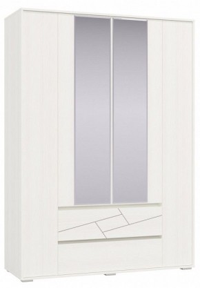 Шкаф 4-х дверный с ящиками АДЕЛИНА (4-4833рам.б) в Миассе - miass.ok-mebel.com | фото