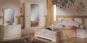 Шкаф 4-х дверный с зеркалами (08.244) Ирина (беж) в Миассе - miass.ok-mebel.com | фото 3