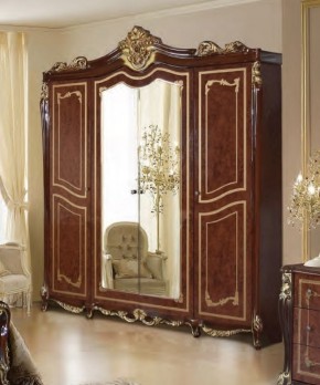 Шкаф 4-х дверный с зеркалами (19.144) Джоконда в Миассе - miass.ok-mebel.com | фото