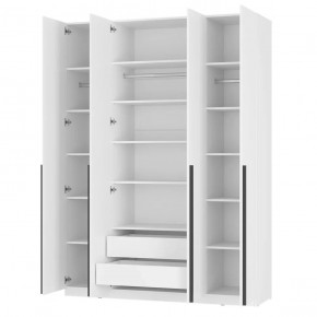 Шкаф 4-х створчатый Айрон ШК-13 (белый) в Миассе - miass.ok-mebel.com | фото 9