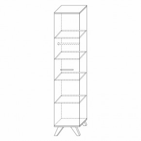 Шкаф 400 Вега Скандинавия в Миассе - miass.ok-mebel.com | фото 6