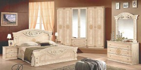 Шкаф 6-и дверный с зеркалами (02.146) Рома (беж) в Миассе - miass.ok-mebel.com | фото 3