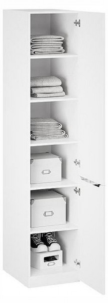 Шкаф для белья Глосс СМ-319.07.001 в Миассе - miass.ok-mebel.com | фото 2