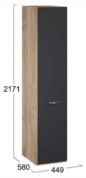 Шкаф для белья Глосс СМ-319.07.001 в Миассе - miass.ok-mebel.com | фото 4
