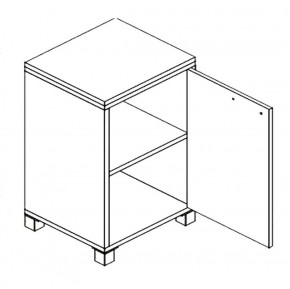 Шкаф для документов "Лауреат" (левый/правый) Л.Ш-1 в Миассе - miass.ok-mebel.com | фото 2