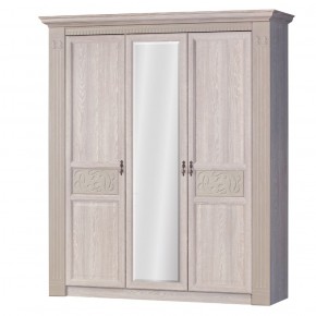 Шкаф для одежды 3-х дверный №180 "Лючия" Дуб оксфорд серый в Миассе - miass.ok-mebel.com | фото