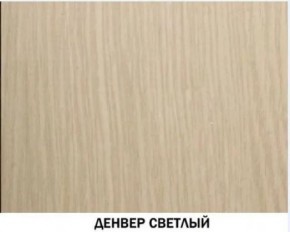 Шкаф для одежды №614 "Инна" Денвер светлый (*без полок) в Миассе - miass.ok-mebel.com | фото 2