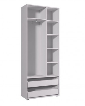 Шкаф ДМ 800 с 2-мя ящиками (белый) в Миассе - miass.ok-mebel.com | фото 2
