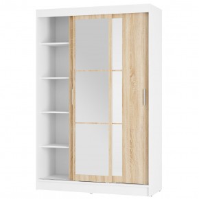 Шкаф-купе Денвер ШКК-03 (белый/сонома) в Миассе - miass.ok-mebel.com | фото 2