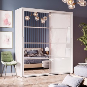 Шкаф-купе Крафт-6 1.6 м ШКК-06 (ясень белый) в Миассе - miass.ok-mebel.com | фото