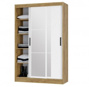 Шкаф-купе Тайм ШКК-03 (крафт/белый) в Миассе - miass.ok-mebel.com | фото 3