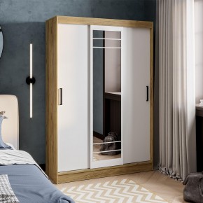 Шкаф-купе Тео ШКК-02 (крафт/белый) в Миассе - miass.ok-mebel.com | фото