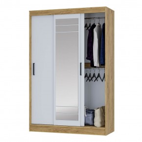 Шкаф-купе Тео ШКК-02 (крафт/белый) в Миассе - miass.ok-mebel.com | фото 3