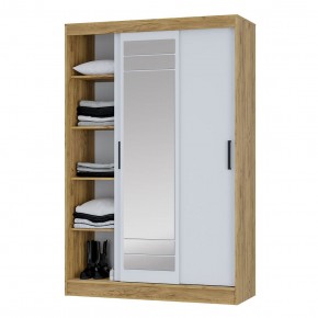 Шкаф-купе Тео ШКК-02 (крафт/белый) в Миассе - miass.ok-mebel.com | фото 4