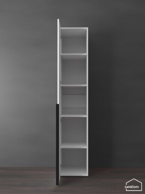 Шкаф Linnea MHR-1-2 2050х400х510 (Белый-М 11.1.1) в Миассе - miass.ok-mebel.com | фото 4
