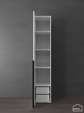 Шкаф Linnea MHR-1-3 2050х400х510 (Белый-М 11.1.2) в Миассе - miass.ok-mebel.com | фото 7