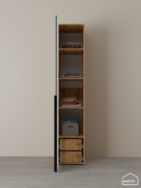 Шкаф Linnea MHR-1-4 2050х400х510 (ДВ-М 11.1.25) в Миассе - miass.ok-mebel.com | фото 6