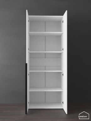 Шкаф Linnea MHR-2-2 2050х800х510 (Белый-М 11.1.1) в Миассе - miass.ok-mebel.com | фото 4