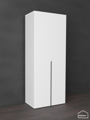 Шкаф Linnea MHR-2 2050х800х510 (Белый-М 11.1.1) в Миассе - miass.ok-mebel.com | фото