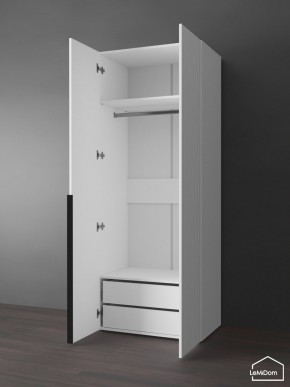 Шкаф Linnea MHR-2-3 2050х800х510 (Белый-М 11.1.2) в Миассе - miass.ok-mebel.com | фото 6