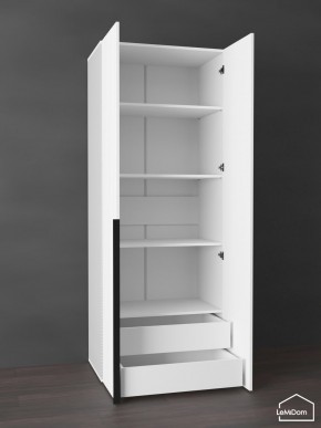Шкаф Linnea MHR-2-4 2050х800х510 (Белый-М 11.1.2) в Миассе - miass.ok-mebel.com | фото 5