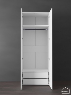 Шкаф Linnea MHR-2PO-3 2050х800х510 (Белый-М 11.1.2) в Миассе - miass.ok-mebel.com | фото 4