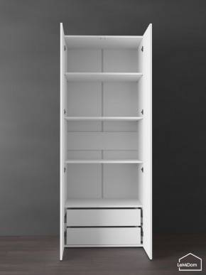 Шкаф Linnea MHR-2PO-4 2050х800х510 (Белый-М 11.1.2) в Миассе - miass.ok-mebel.com | фото 5