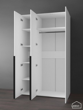 Шкаф Linnea MHR-3-1 2050х1200х510 (Белый-М 11.1.2) в Миассе - miass.ok-mebel.com | фото 5