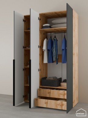 Шкаф Linnea MHR-3-2 2050х1200х510 (ДВ-М 11.1.25) в Миассе - miass.ok-mebel.com | фото 6