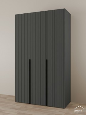 Шкаф Linnea MHR-3-2 2050х1200х510 (Графит-М 11.1.25) в Миассе - miass.ok-mebel.com | фото