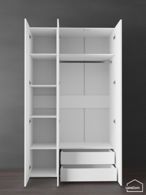 Шкаф Linnea MHR-3PO-2 2050х1200х510 (Белый-М 11.1.1) в Миассе - miass.ok-mebel.com | фото 5
