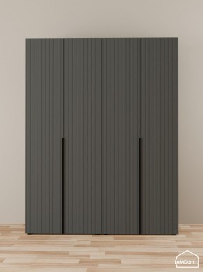 Шкаф Linnea MHR-4-1 2050х1600х510 (Графит-М 11.1.25) в Миассе - miass.ok-mebel.com | фото