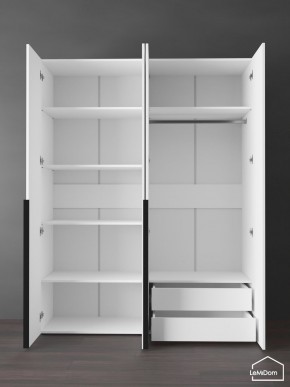 Шкаф Linnea MHR-4-2 2050х1600х510 (Белый-М 11.1.2) в Миассе - miass.ok-mebel.com | фото 5