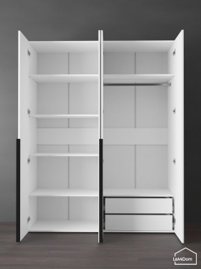 Шкаф Linnea MHR-4-2 2050х1600х510 (Белый-М 11.1.2) в Миассе - miass.ok-mebel.com | фото 6