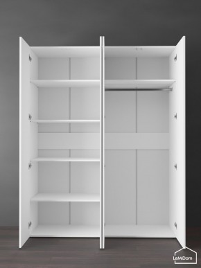 Шкаф Linnea MHR-4PO-1 2050х1600х510 (Белый-М 11.1.2) в Миассе - miass.ok-mebel.com | фото 4
