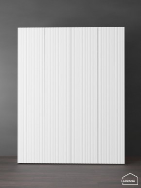 Шкаф Linnea MHR-4PO-2 2050х1600х510 (Белый-М 11.1.1) в Миассе - miass.ok-mebel.com | фото