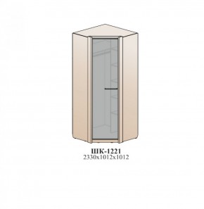 Шкаф ЛУНА (ШК-1221 фасад-комбинированный) Венге/жемчуг в Миассе - miass.ok-mebel.com | фото
