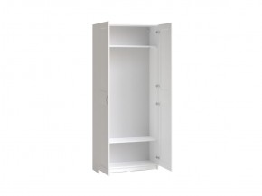 Шкаф МАКС двухстворчатый, цвет белый в Миассе - miass.ok-mebel.com | фото 2