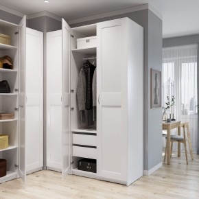 Шкаф МАКС однодверный, цвет белый в Миассе - miass.ok-mebel.com | фото 4