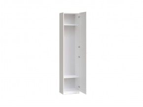 Шкаф МАКС однодверный узкий, цвет белый в Миассе - miass.ok-mebel.com | фото 2