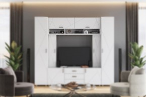 Шкаф настенный "Сандра" 1500 (Белый лофт) в Миассе - miass.ok-mebel.com | фото 2