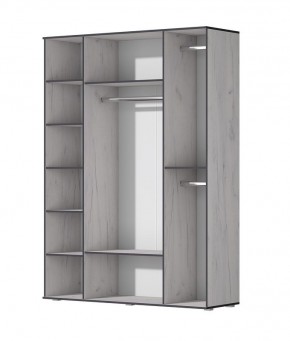 Шкаф Норден 1600 (Дуб Крафт Белый) в Миассе - miass.ok-mebel.com | фото 2