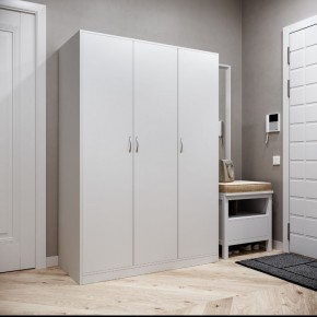 Шкаф ОРИОН трехдверный, цвет белый в Миассе - miass.ok-mebel.com | фото 2