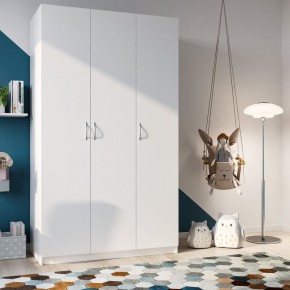 Шкаф ПЕГАС трехдверный, цвет белый в Миассе - miass.ok-mebel.com | фото 2