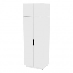 Шкаф "Аврора (H37)" (Белый) в Миассе - miass.ok-mebel.com | фото