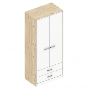 Шкаф "Милана" 2-х створчатый с 2 ящиками в Миассе - miass.ok-mebel.com | фото