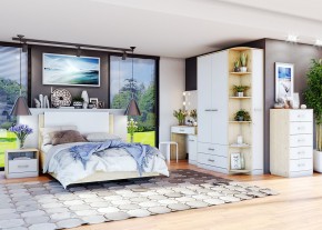 Шкаф "Милана" 2-х створчатый с 2 ящиками в Миассе - miass.ok-mebel.com | фото 2