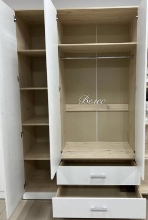 Шкаф "Милана" 3-х створчатый с 2 ящиками в Миассе - miass.ok-mebel.com | фото 2