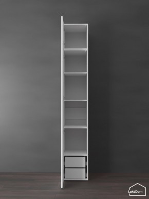 Шкаф с антресолью Linnea MHR-1POA-4 2450х400х510 (Белый-М 11.1.2) в Миассе - miass.ok-mebel.com | фото 6